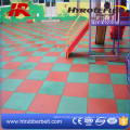 Reciclado Rubber Playground Segurança Azulejos, Flat Subsurface Sports Square Rubber Tiles